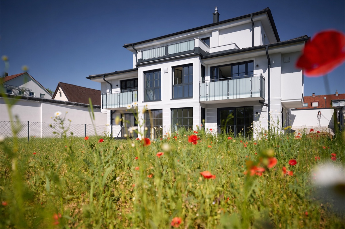 Oberbibergerstraße Harlaching, Gartenseite