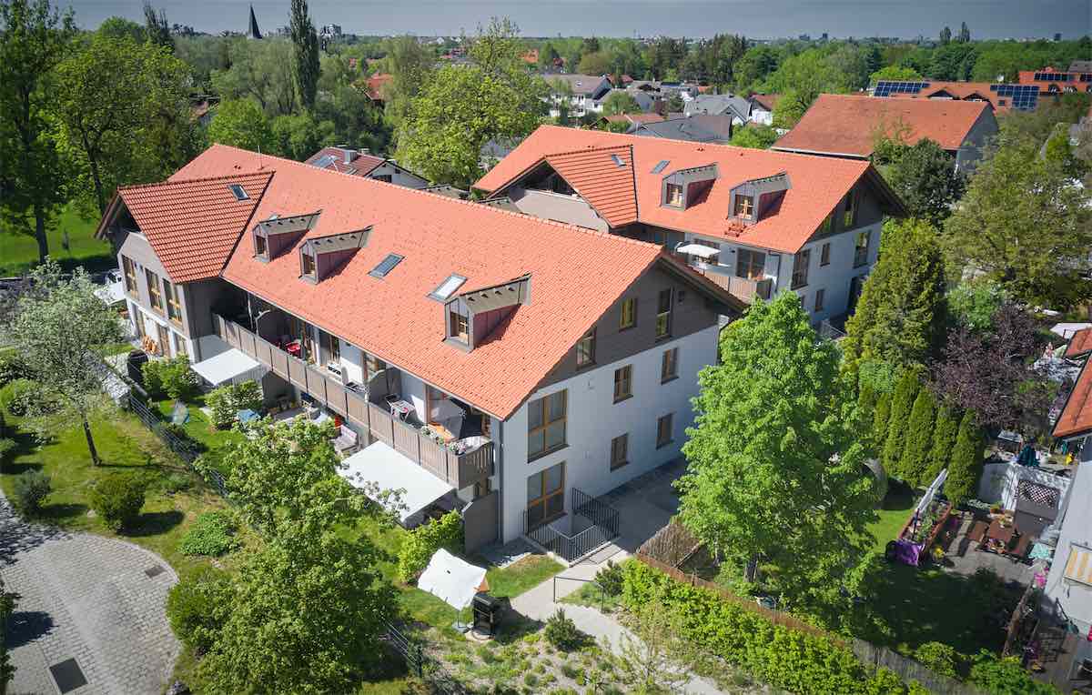 Hochstraße Taufkirchen, Luftbild